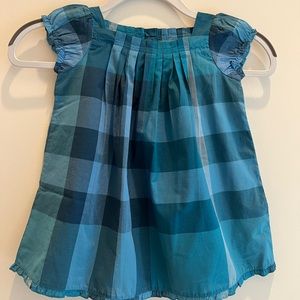 BURBERRY BLUE PLAID DRESS